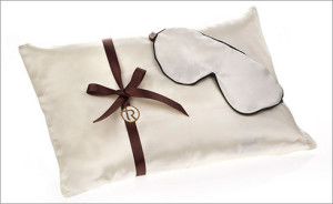 The Treatment Rooms Silk Travel Pillow and Pillow Slip and Eye Shade